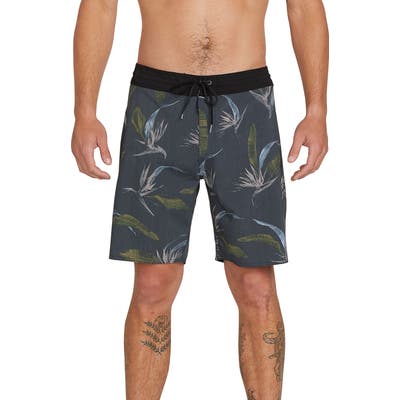 Volcom Faxer Stoney Board Shorts, Black
