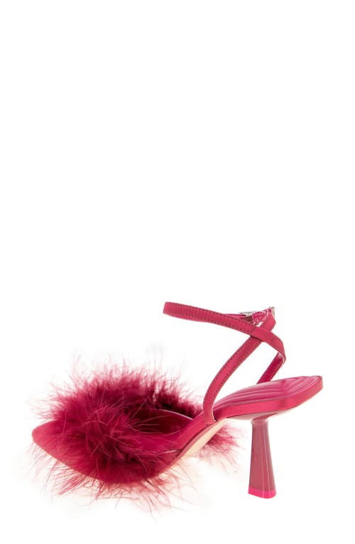 Bcbg Iliana Ankle Strap Pump In Raspberry