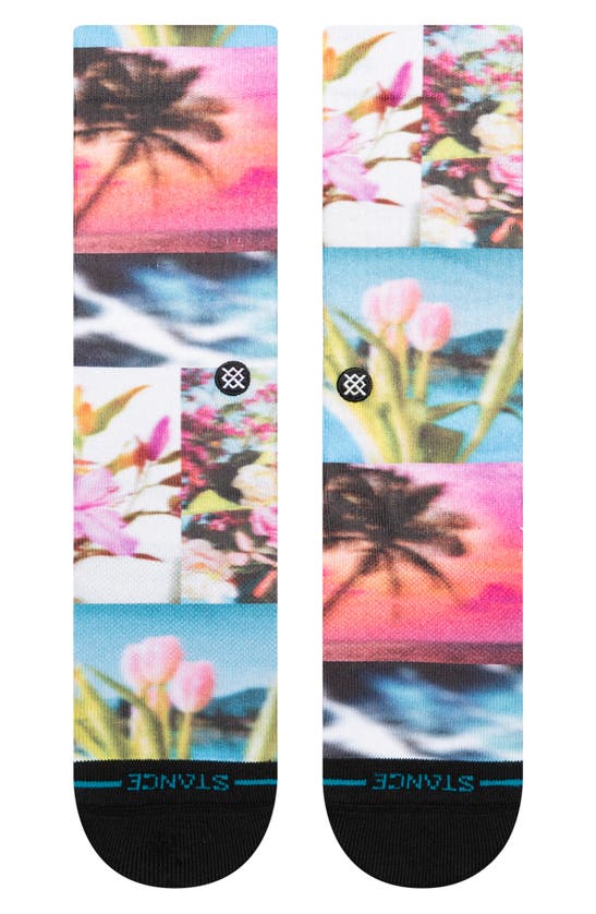 Shop Stance Take A Picture Crew Socks In Floral
