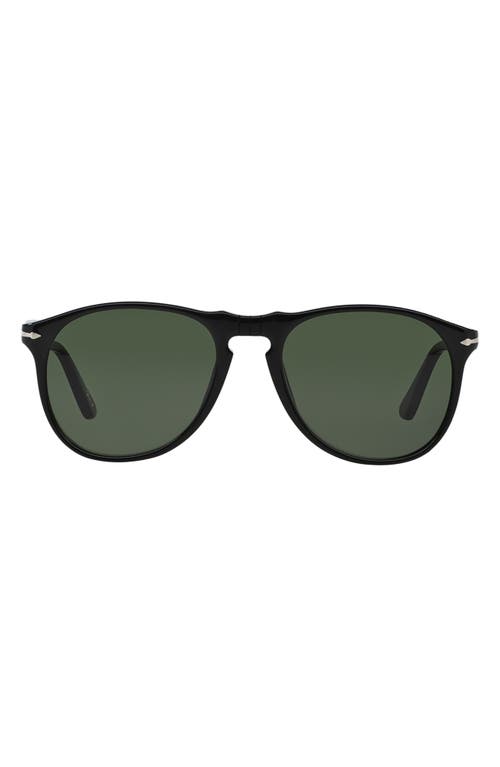 Persol 55mm Pilot Sunglasses in Black at Nordstrom