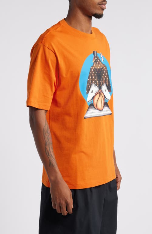 JORDAN JORDAN X DARIEN BIRKS ARTIST SERIES COTTON GRAPHIC T-SHIRT 