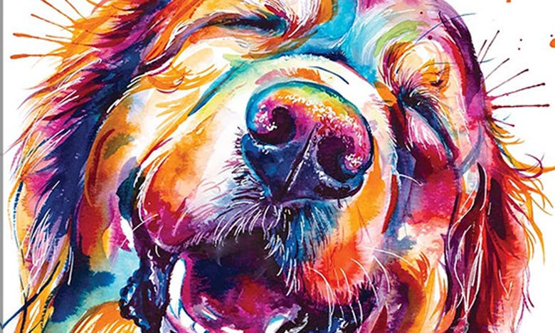 Icanvas Golden Smile By Weekday Best Canvas Print In Multi