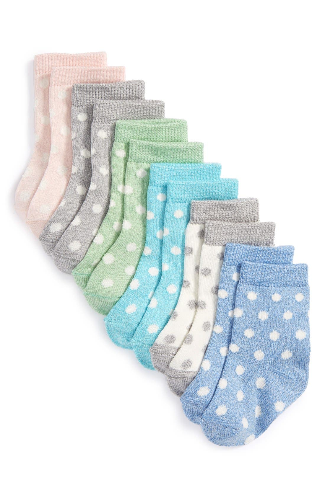 Stem Baby Organic Cotton Blend Socks (6Pack) (Baby) Nordstrom