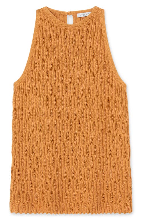 LAFAYETTE 148 LAFAYETTE 148 NEW YORK HONEYCOMB STITCH COTTON & SILK SWEATER TANK 