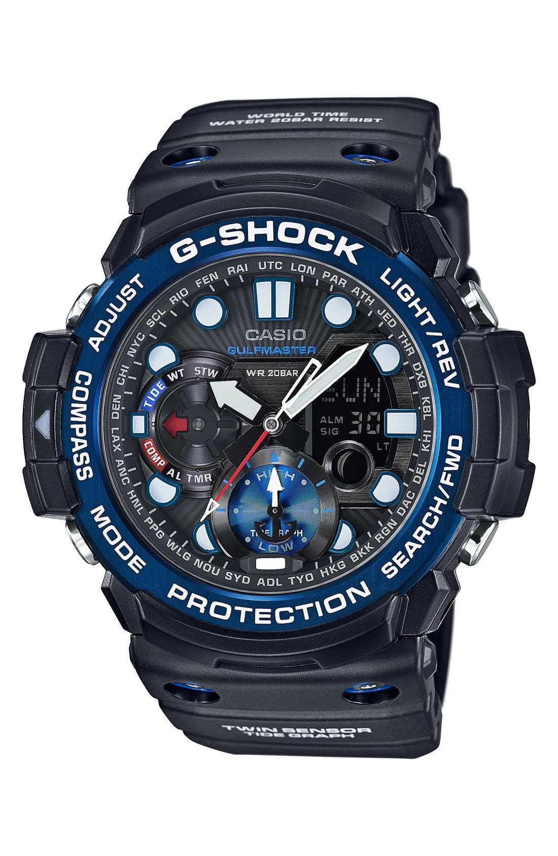 GShock 'Gulfmaster' Resin Watch, 53mm Nordstrom