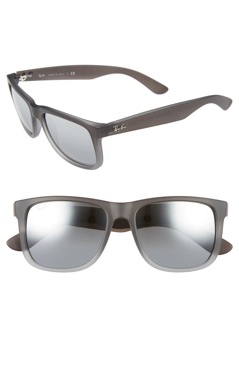 RAY-BAN 54mm Sunglasses, Main, color, BLACK/ GREY GRADIENT