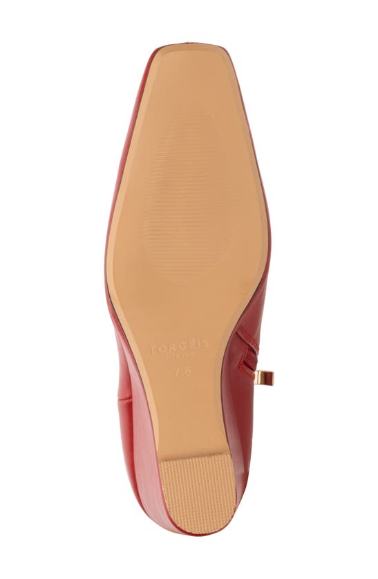 Torgeis Milan Wedge Heel Boot In Red