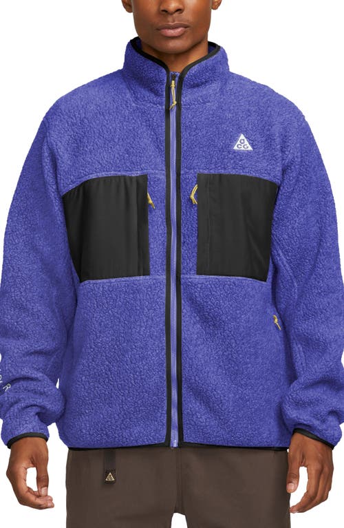 Nike Acg Arctic Wolf Polartec® Fleece Jacket In Blue