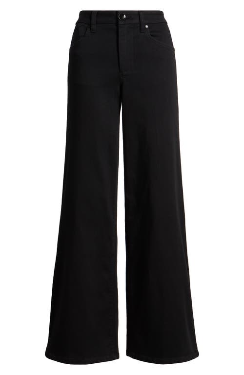 1822 Denim Better Butter High Waist Wide Leg Jeans In Black