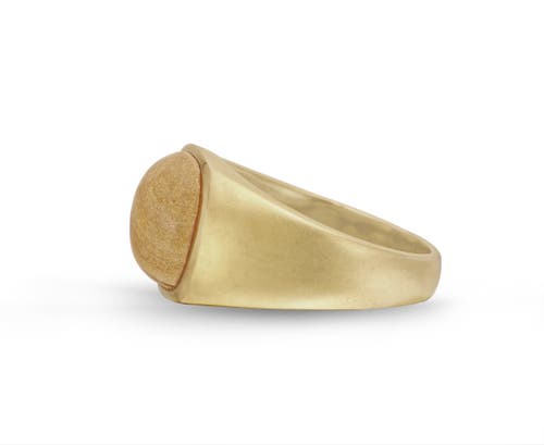 Luvmyjewelry Wood Jasper Iconic Sterling Silver Men Signet Ring In 14kt Gold Vermeil On Sterling
