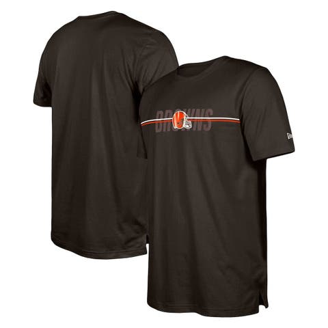 Men's Nike Brown Cleveland Browns 2023 Salute to Service Sideline T-Shirt Size: Medium