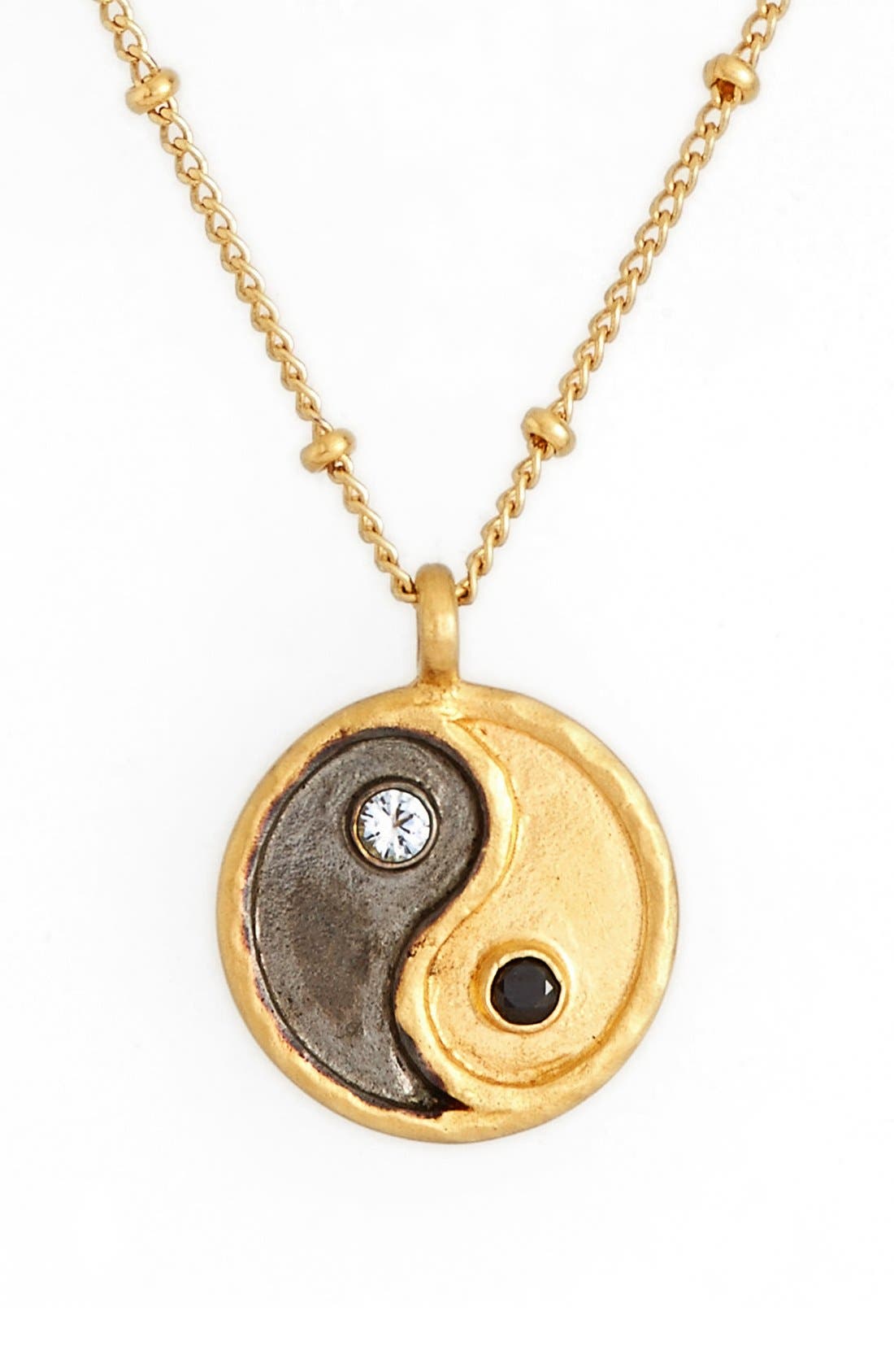 Satya Jewelry 'Yin Yang' Pendant Necklace Nordstrom