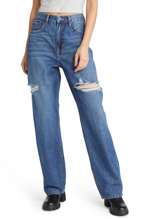 HIDDEN Jeans Ripped Baggy Nonstretch Medium Wash at Nordstrom,