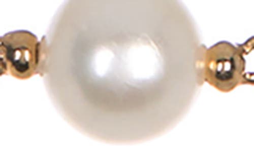 Anzie 14k Gold Cleo 7-8mm Cultured Pearl & Stone Necklace In White/gold