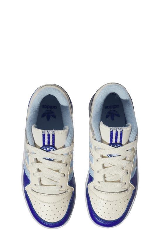 Shop Adidas Originals Adidas Kids' Forum Low Basketball Sneaker In Cream White