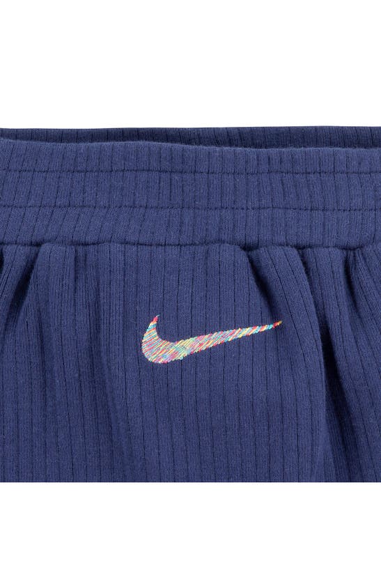 Nike Readyset Baby (12-24m) Shorts Set In Midnight Navy