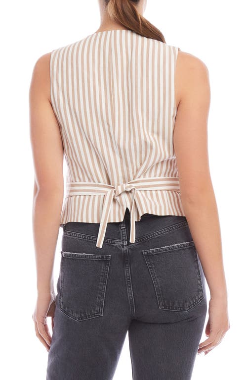 FIFTEEN TWENTY FIFTEEN TWENTY ARI STRIPE VEST 