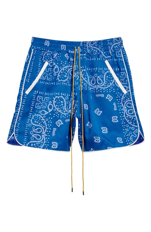 Rhude Bandana-Print Cotton Shorts