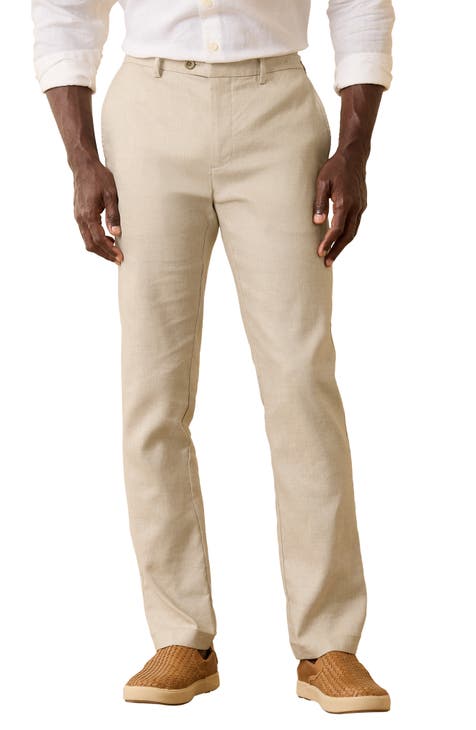 Lahaina Bay Linen Blend Pants (Regular & Big)