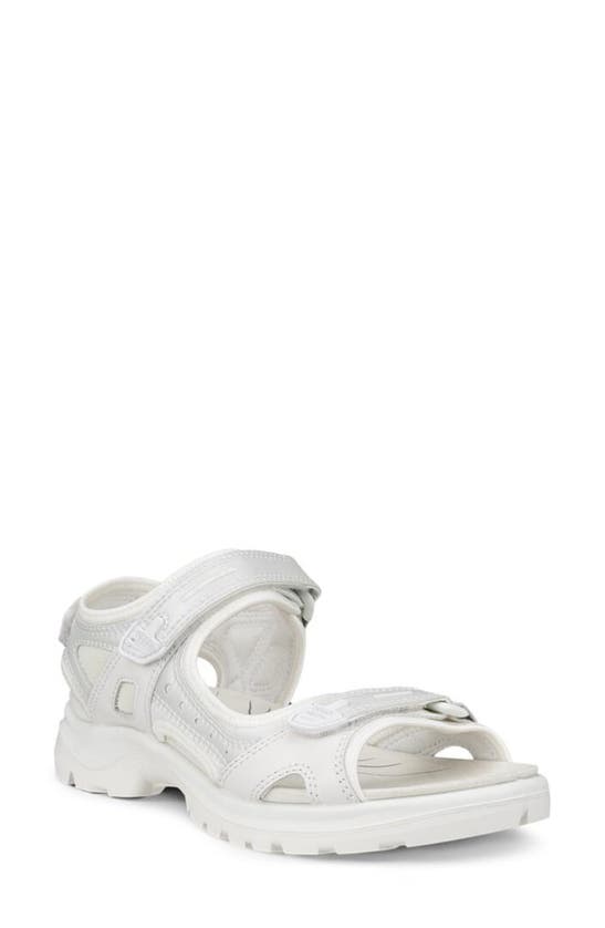 Shop Ecco Yucatan Sandal In White