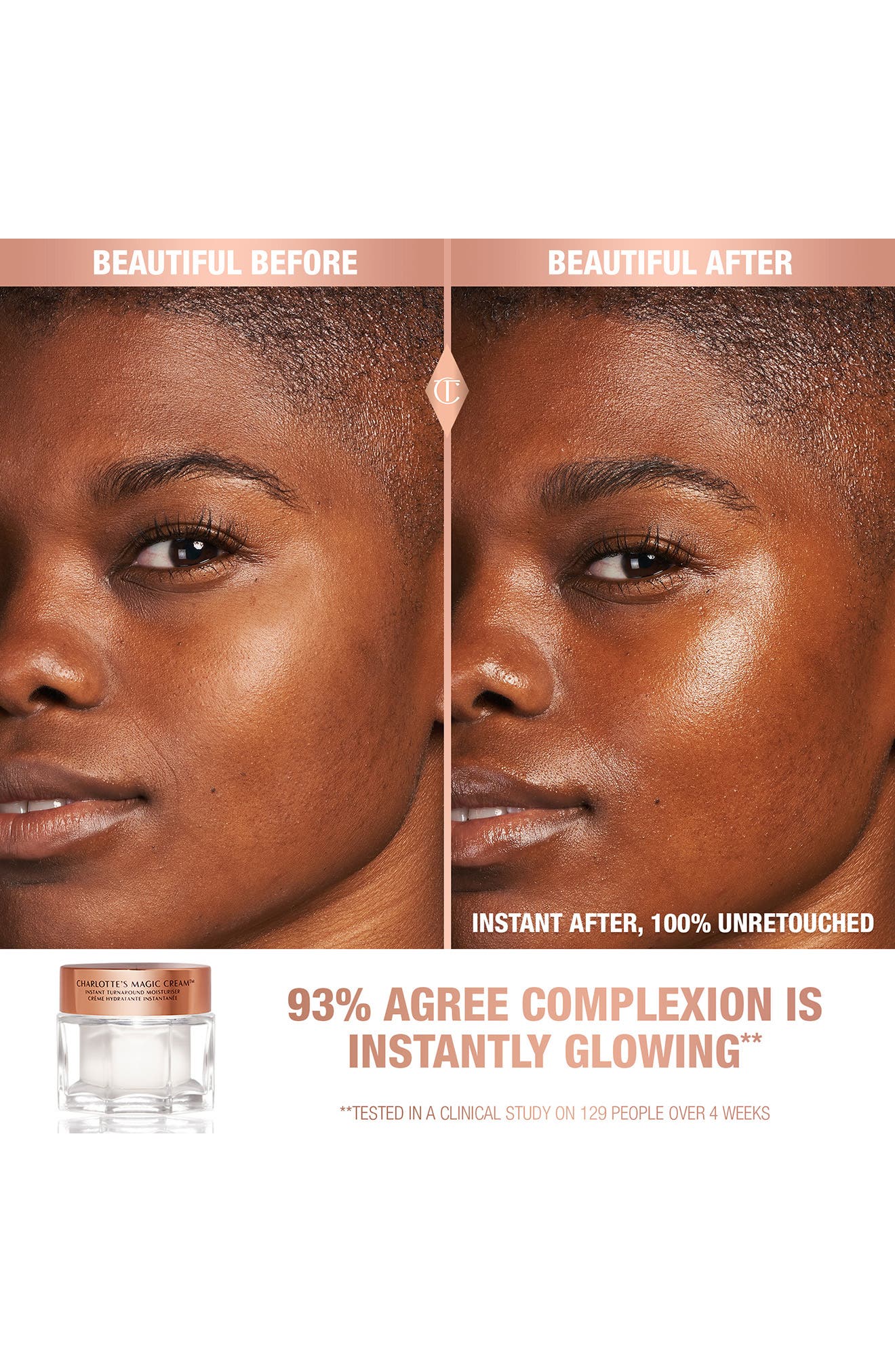 Charlotte Tilbury Magic Cream Face Moisturizer with Hyaluronic Acid