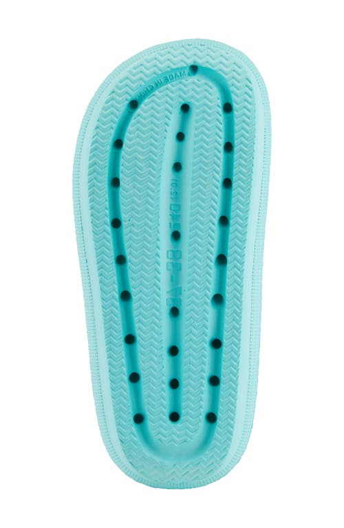 Flexus By Spring Step Bubbles Waterproof Slide Sandal In Turquoise