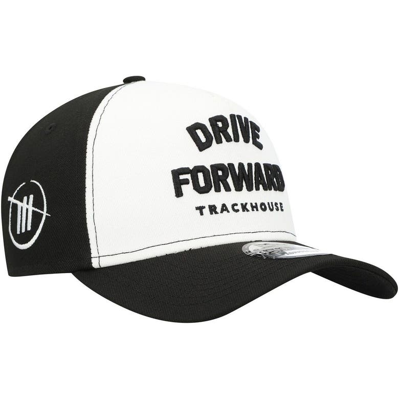 New Era White/black Trackhouse Racing 9forty A-frame Trucker Snapback ...