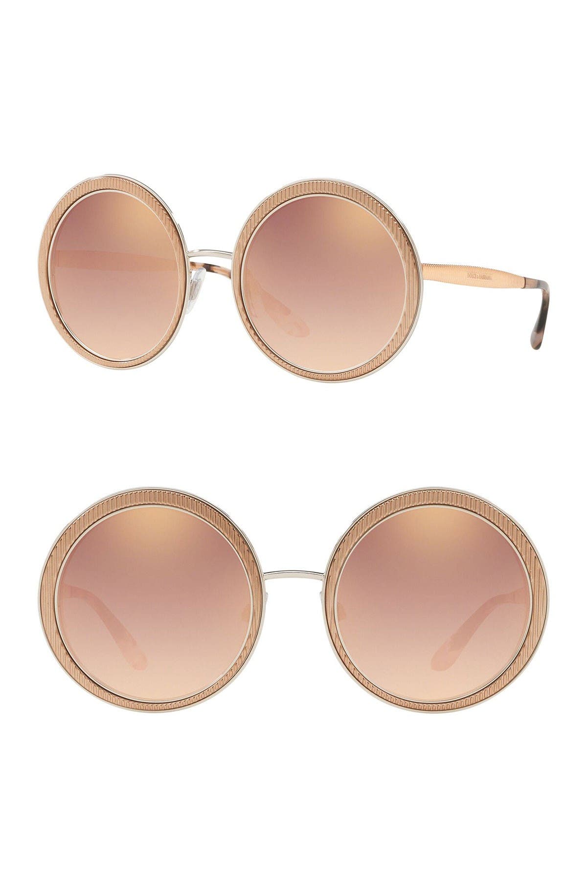 dolce and gabbana round sunglasses