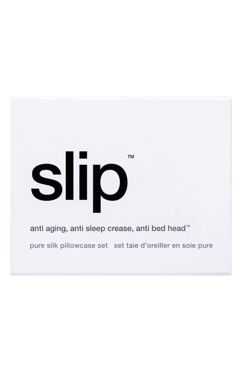 Slip Set Of 2 Silk Queen Pillowcases (nordstrom Exclusive) $178 Value In White