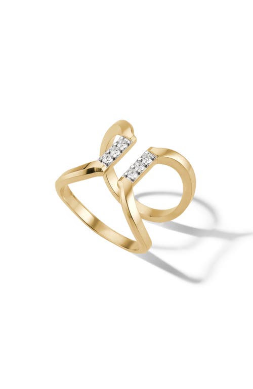 Cast X Issa Rae Braeve Lab-created Diamond Ring In Gold