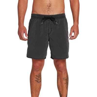 Volcom Center Swim Trunks, Black