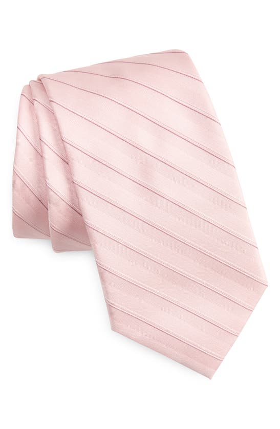 Shop Calvin Klein Tatum Stripe Tie In Pink