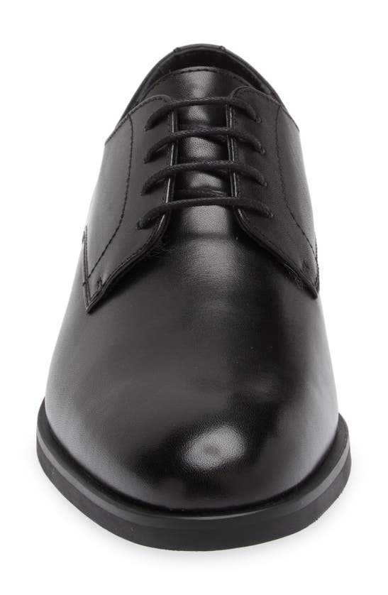 Shop Nordstrom Emmett Plain Toe Derby In Black