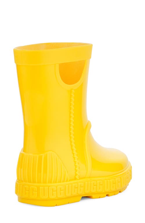 Shop Ugg(r) Kids' Drizlita Waterproof Rain Boot In Canary