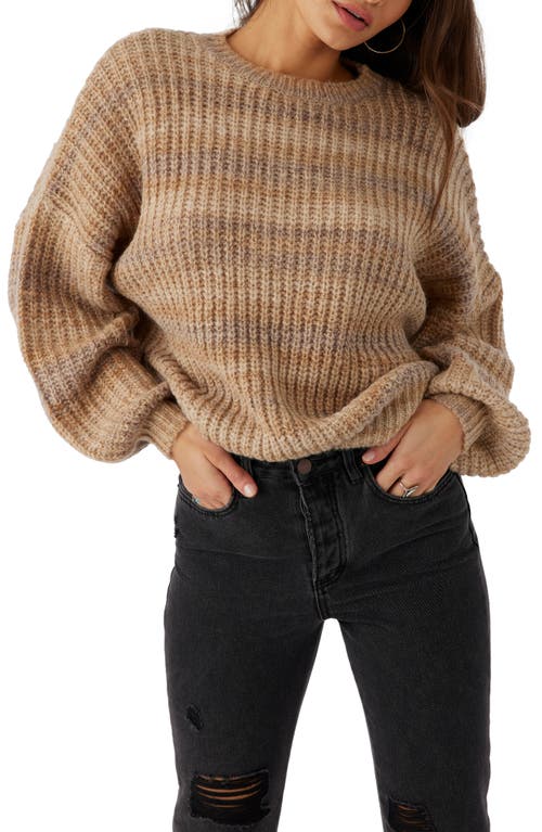 Shop O'neill Bayou Ombré Sweater In Tobacco Brown