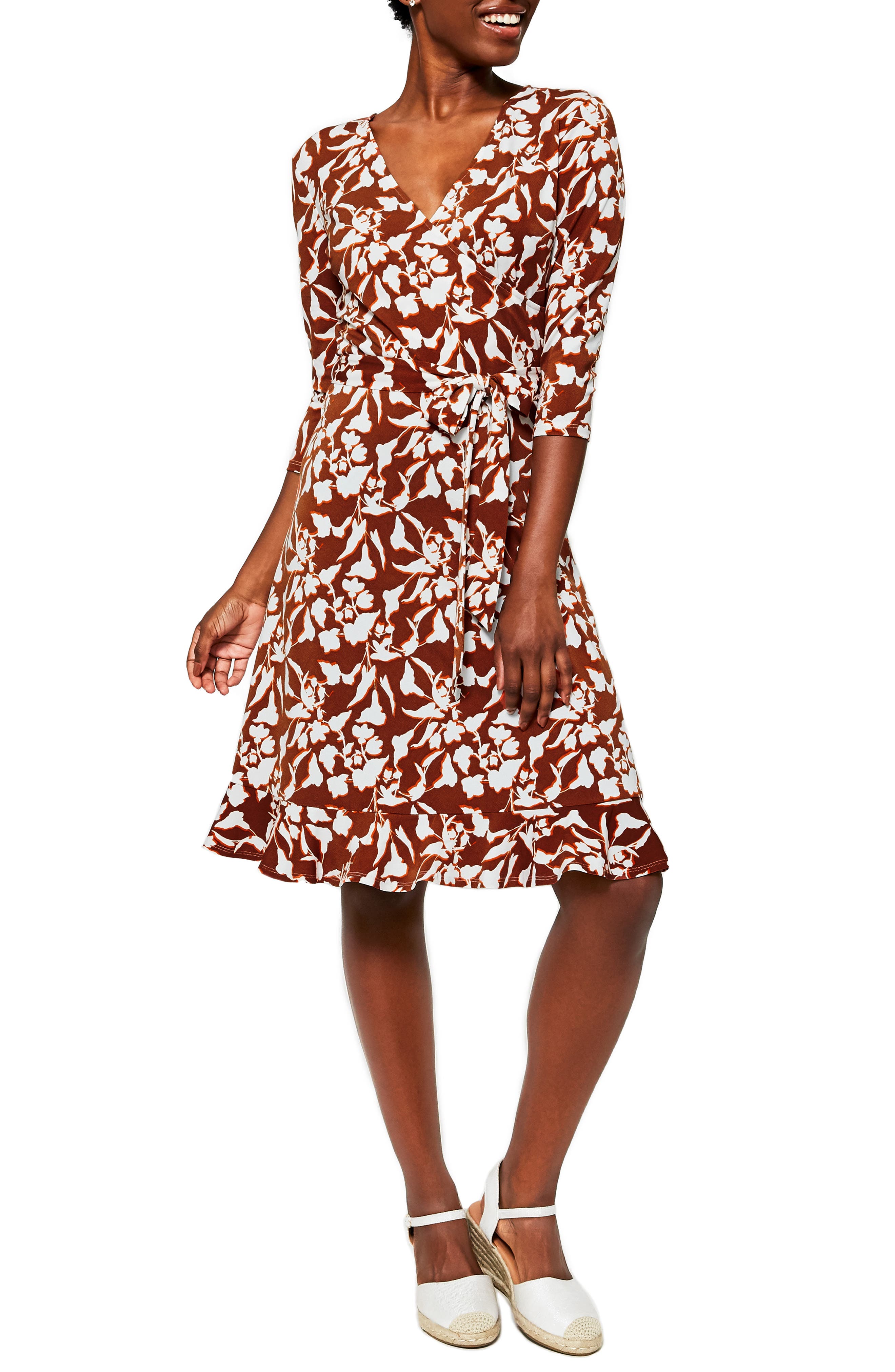 leota wrap dress