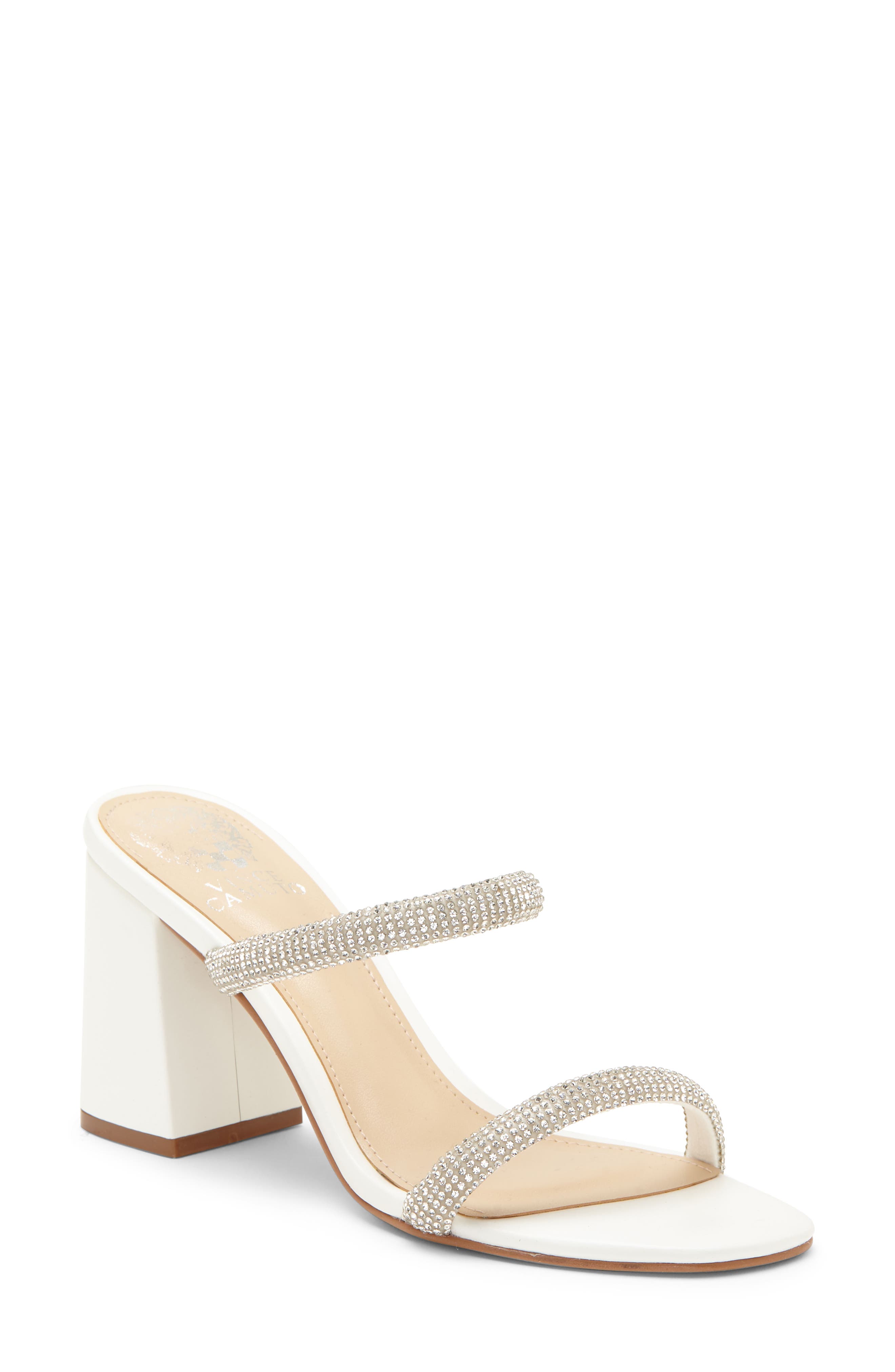 white vince camuto heels