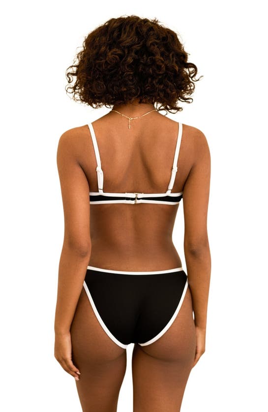 Dippin Daisys West Coast Underwire Top In Black Rib