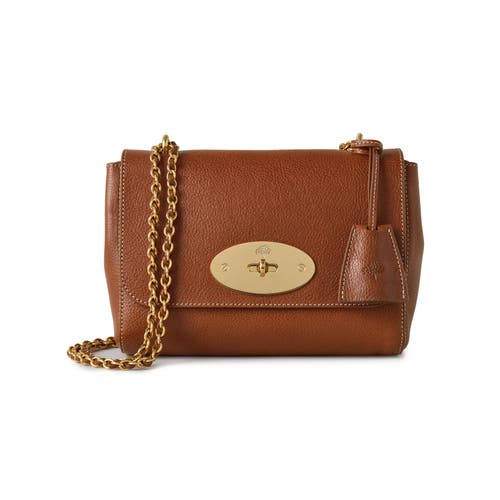Mulberry Lily Stitched Leather Convertible Shoulder Bag in Oak at Nordstrom