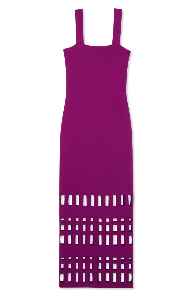 ST. JOHN Cutout Milano Knit Gown, Alternate, color, Azalea
