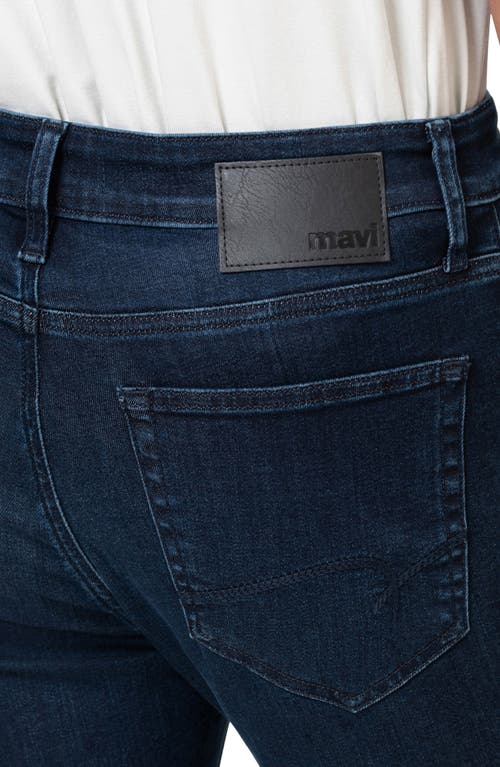 Mavi Jeans Zach Straight Leg Jeans In Midnight Brushed