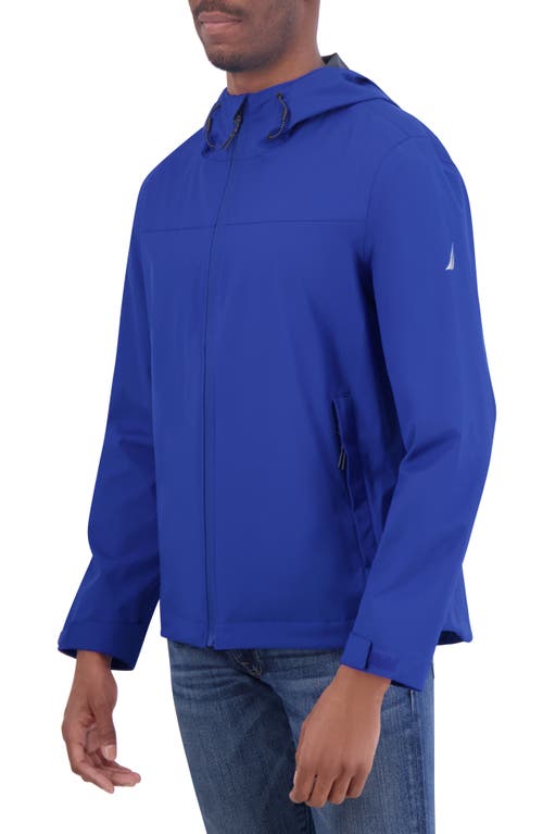 Shop Nautica Lightweight Water Resistant Jacket In Bright Cobalt