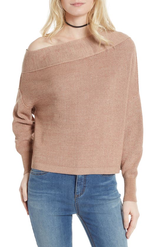 Free People Alana Pullover Sweater In Beige
