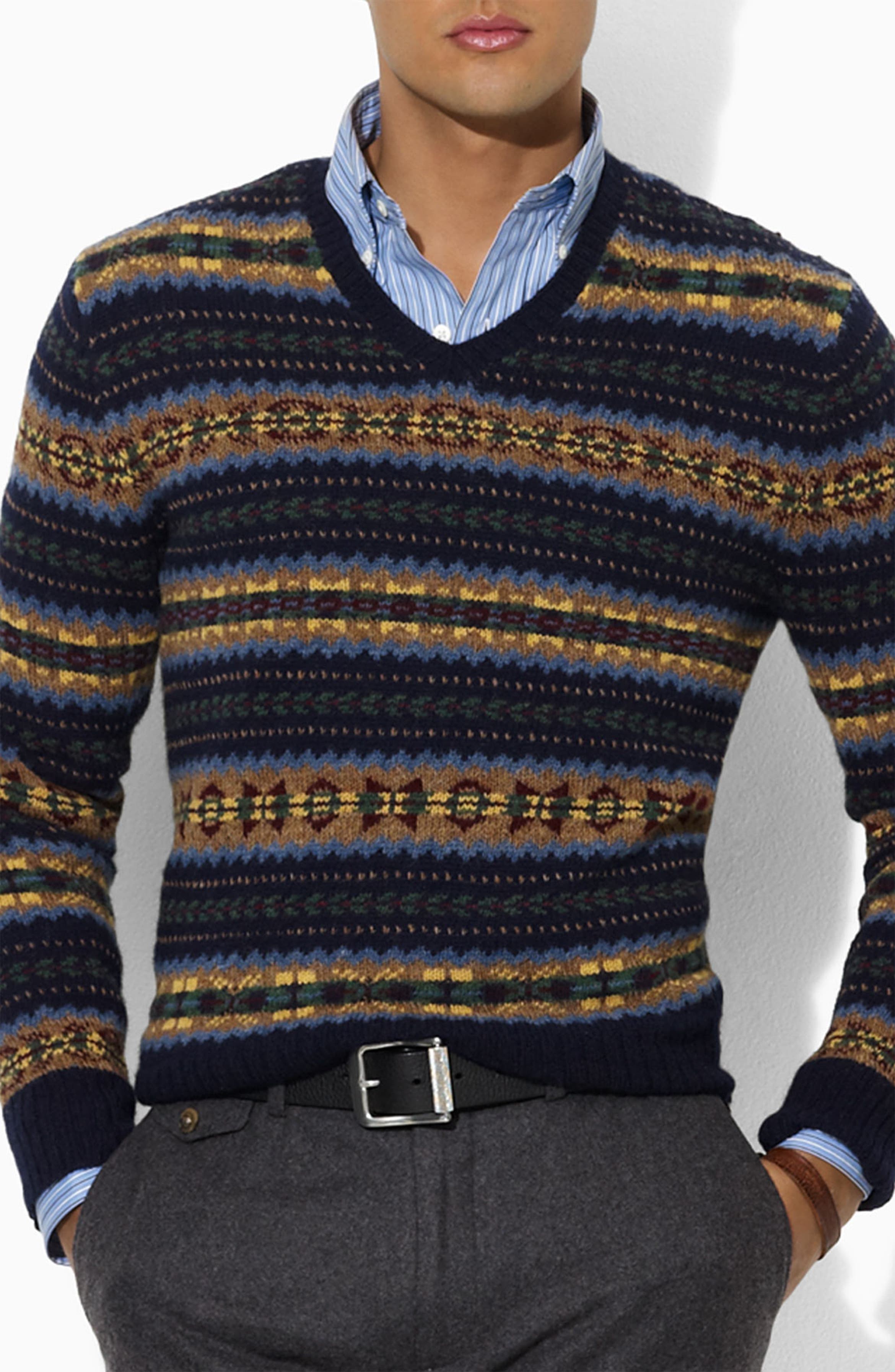 Ralph lauren fair isle dress Clearance