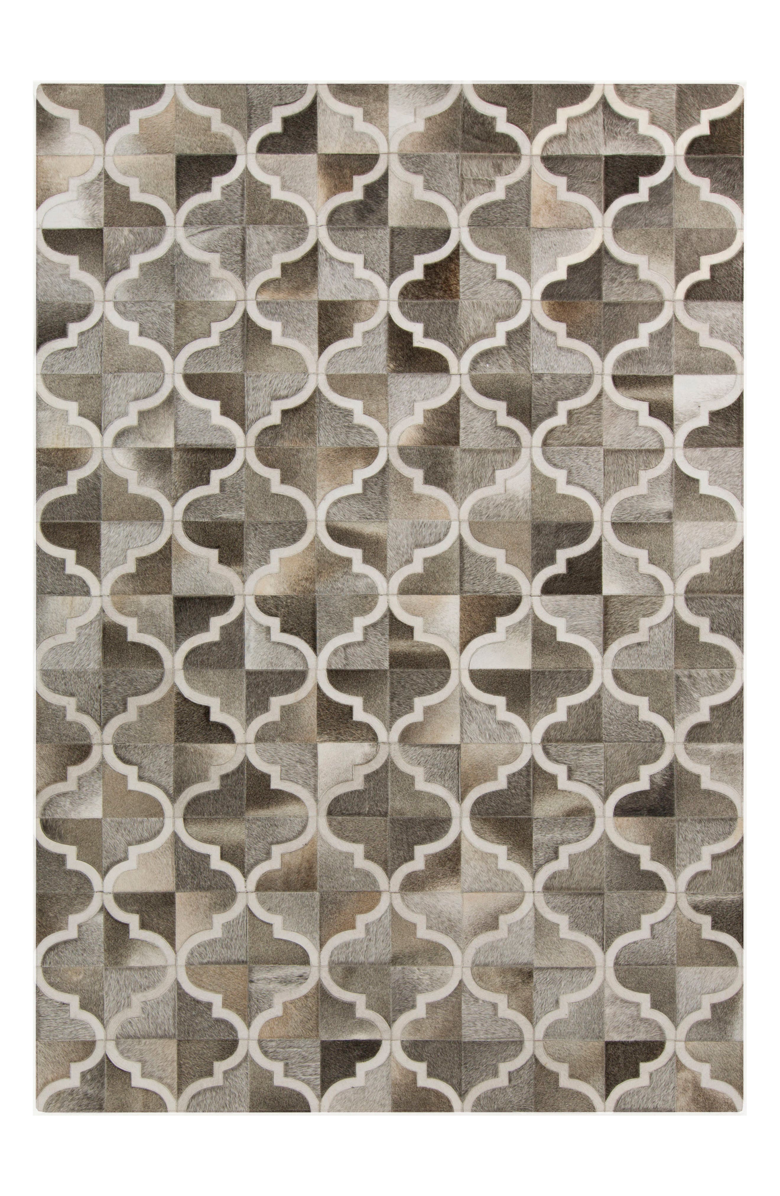 Surya Home Outback Diamond Hand Stitched Calf Hair Rug Nordstrom