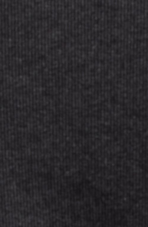 Totême Toteme Classic Rib T-shirt In Charcoal Melange