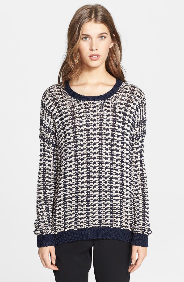 Vince Mercerized Textured Sweater | Nordstrom