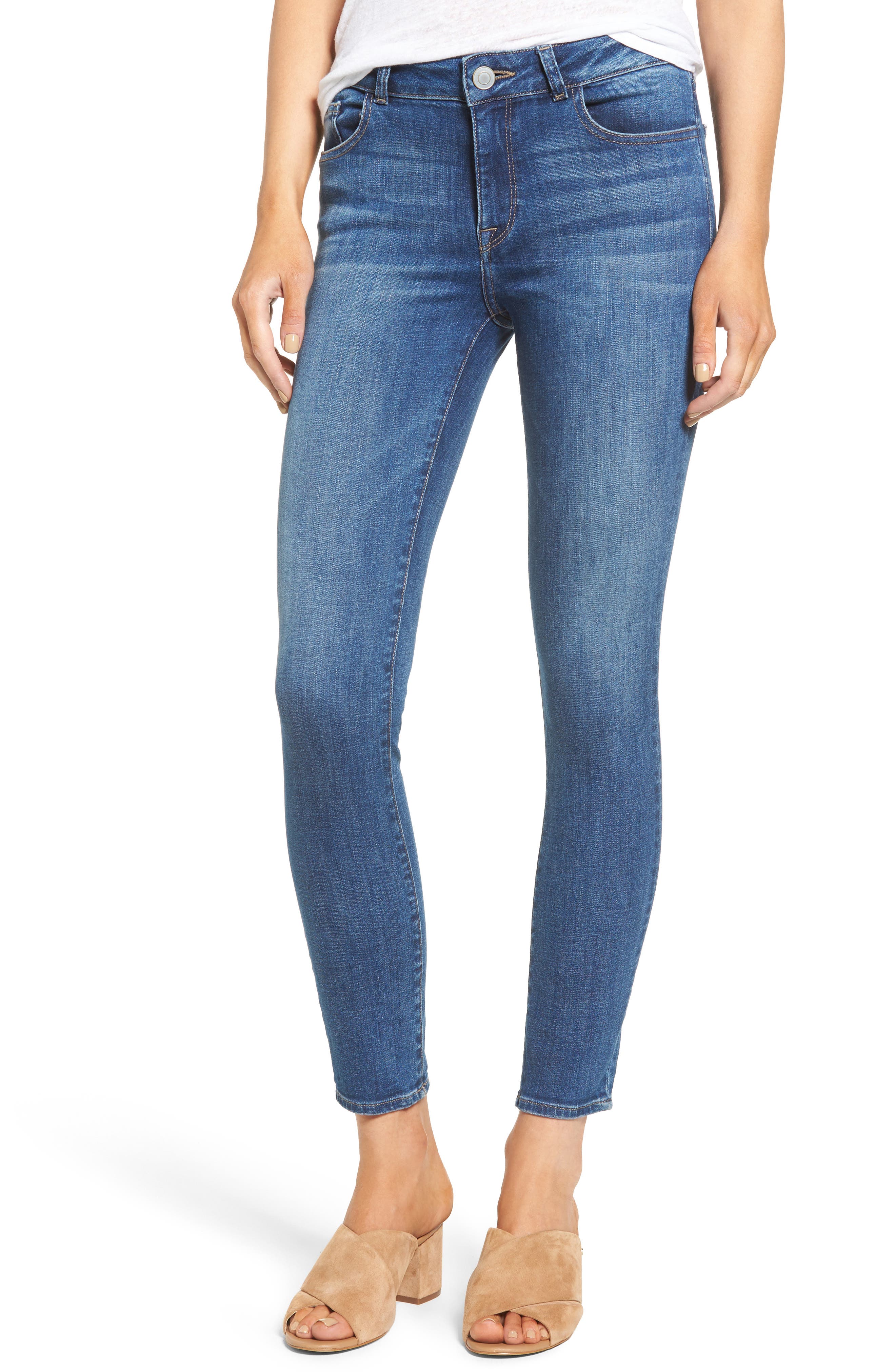 DL1961 Womens Margaux Instasculpt Ankle Skinny Jeans