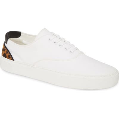 Saint Laurent Hawk Sneaker, White