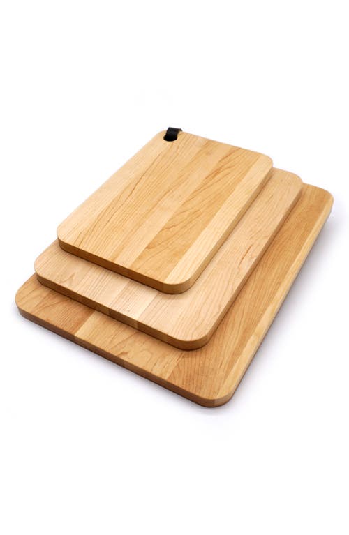 JK Adams Williston Set of 3 Maple Cutting Boards in Natural